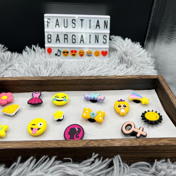 ☠️😈NEW 14 PC Girly Shoe Charms for Crocs, Purses, Bracelets, Wristbands😈 - Picture 3 of 3